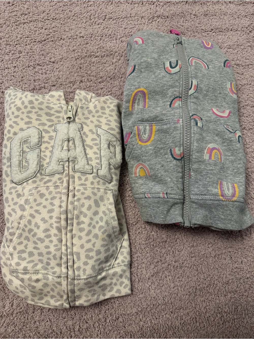 💕 Baby Gap + Cat & Jack Hoodie Bundle 12-18M/18M 🌈